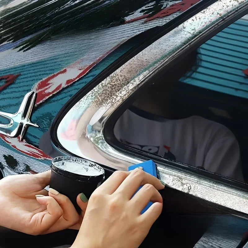 Chrome & Metal Polishing Paste - Car Plating Restoration Cream for Shiny Wheels, Bumpers & MoreChrome & Metal Polishing