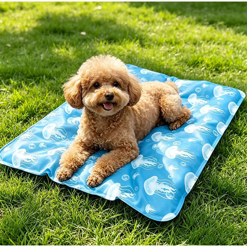 Pet Cooling Mat Air Conditioning Pet Mat Gel Pet Waterproof Leak-proof Sturdy Cat Kennel Outdoor Moisture-proof Pet Pad