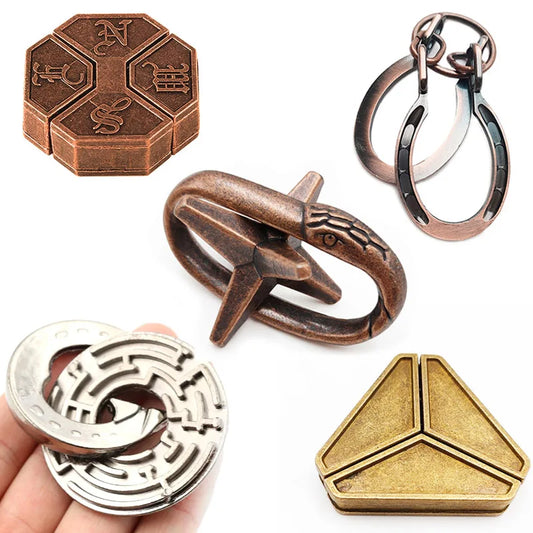 Metal Puzzle Toys for Children Adults Rompecabezas Metalico 3D Iq Brain Teaser Casse Tete Juguetes Y Aficiones Toys for Children