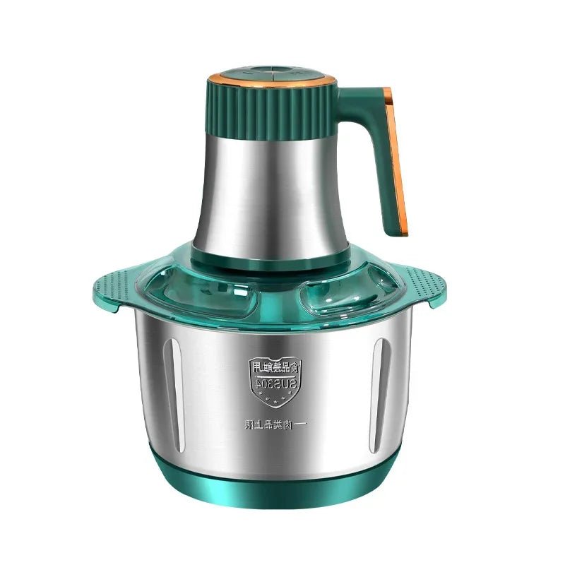 5L Large Capacity Electric Meat Grinder Food Crusher Vegetable Chopper Multifunctional Kitchen Blender Processor