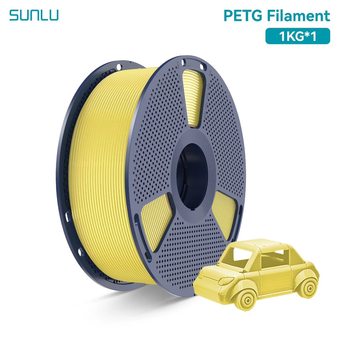 SUNLU PETG 3D Printer Filament 1.75mm High transparency White Color Tolerance+/-0.02mm for DIY gift printing fast shipping