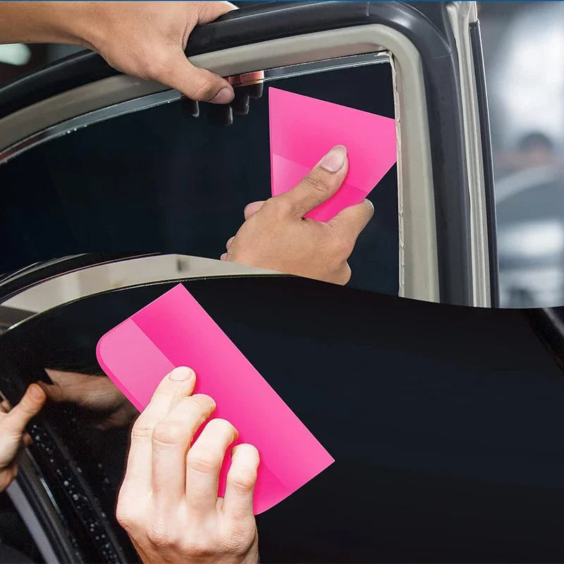 4 in 1 PPF Squeegee Anti-Scratch Rubber Scraper Soft TPU Mini Car Wrap Squeegee for film installation Vinyl  Window Tint Tools