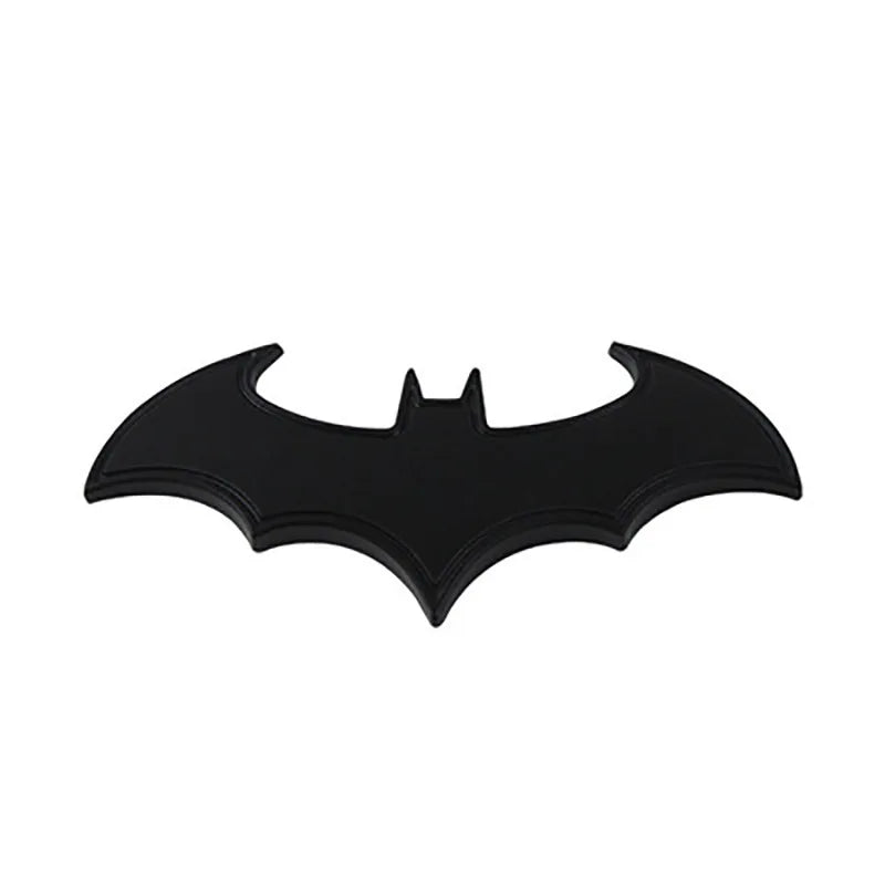 Motorcycle 3D Metal Bat Auto Halloween Decorations Sticker Metal Badge Emblem Tail Decal Motorcycle Car Accessories