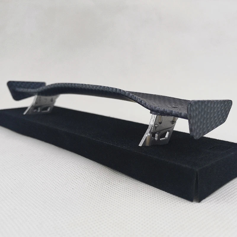 1/10 Scale RC Car Plastic Carbon Fiber Pattern Rear Wing Spolier Drift On Road Touring Model Hobby