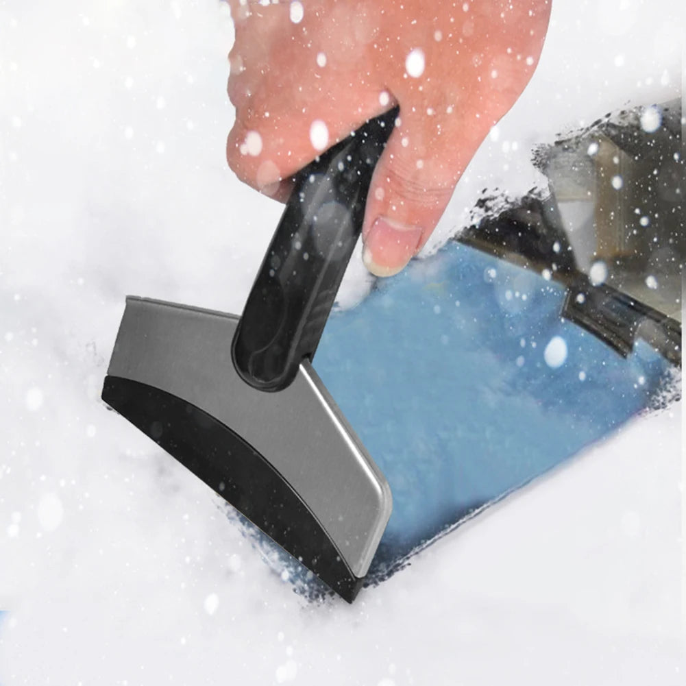 Stainless Steel Frost Removal Portable Snow Shovel Windshield Ice Scraper for Car Windshield