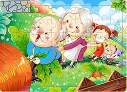 New Sale 60Pcs Cartoon Wooden Puzzle Children Animal Vehicle Jigsaw Toy 2-6 Year Baby Early Educational Toys for Kids Game