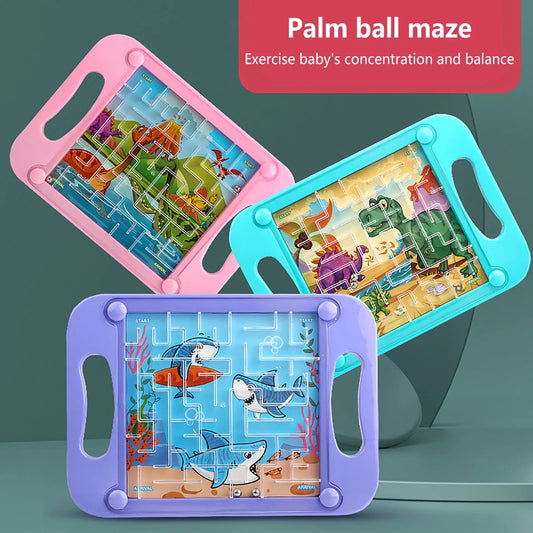 3D Maze Ball Kids Balance Gravity Memory Sequential Puzzle Montessori Early Education Gifts For Baby educational toys Game Gifts
