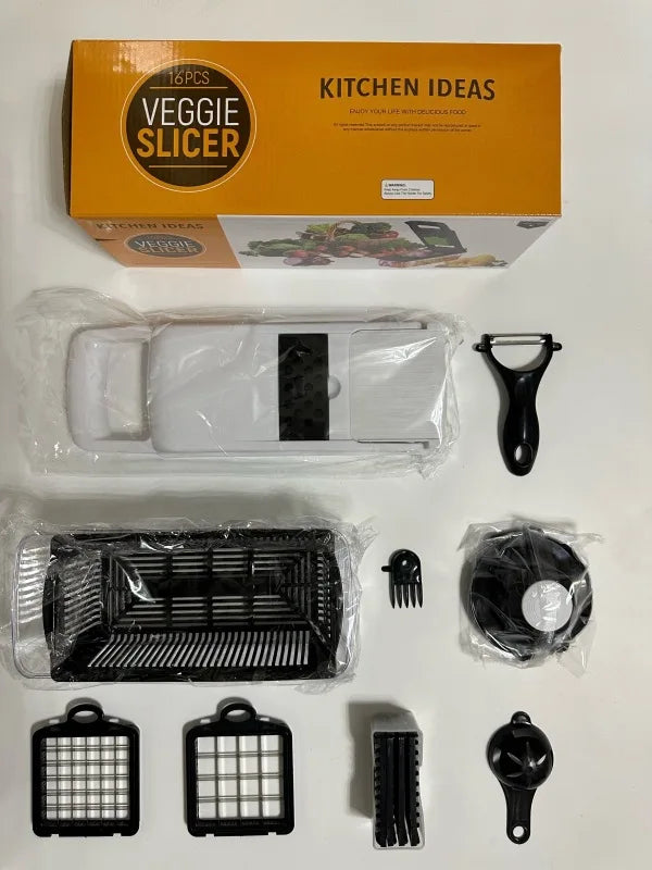 Pink Vegetable Chopper, Multifunctional Fruit Slicer, Manual Food Grater, Vegetable Slicer, Cutter With Container