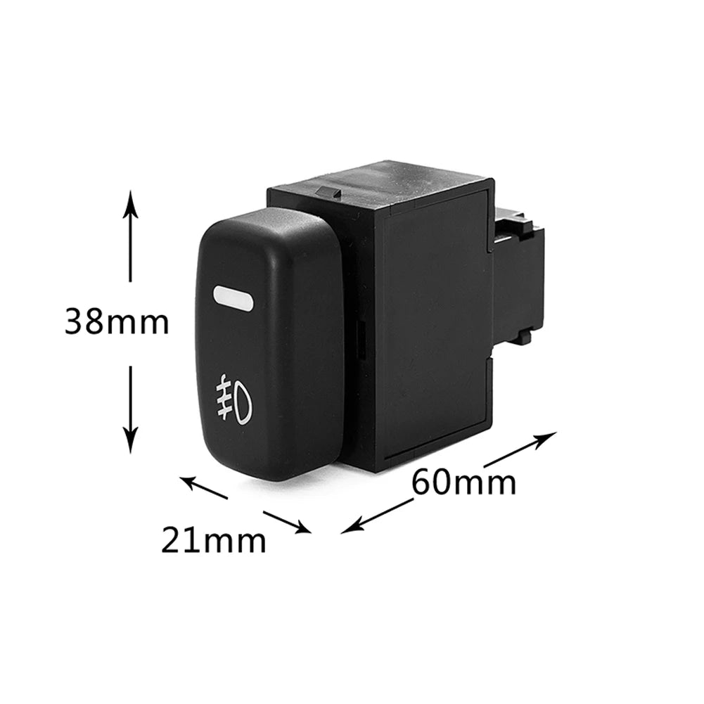 12V 24V Automobile Fog Lamp Switch Fog Light Button Replacement for MITSUBISHI PAJERO/LANCER/TRITON/L200
