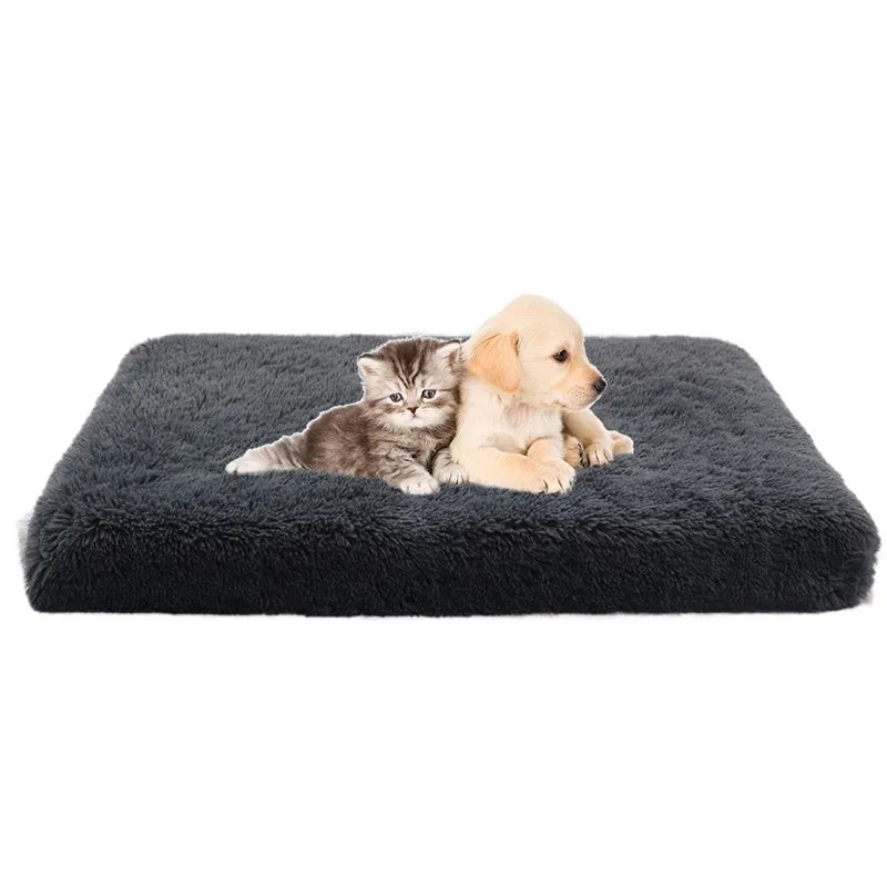 Ultra Plush Deluxe Orthopedic Foam Dog Bed Rectangular Pet Mattress Cushion with Removable Cover for Small to Large Dogs And Cat