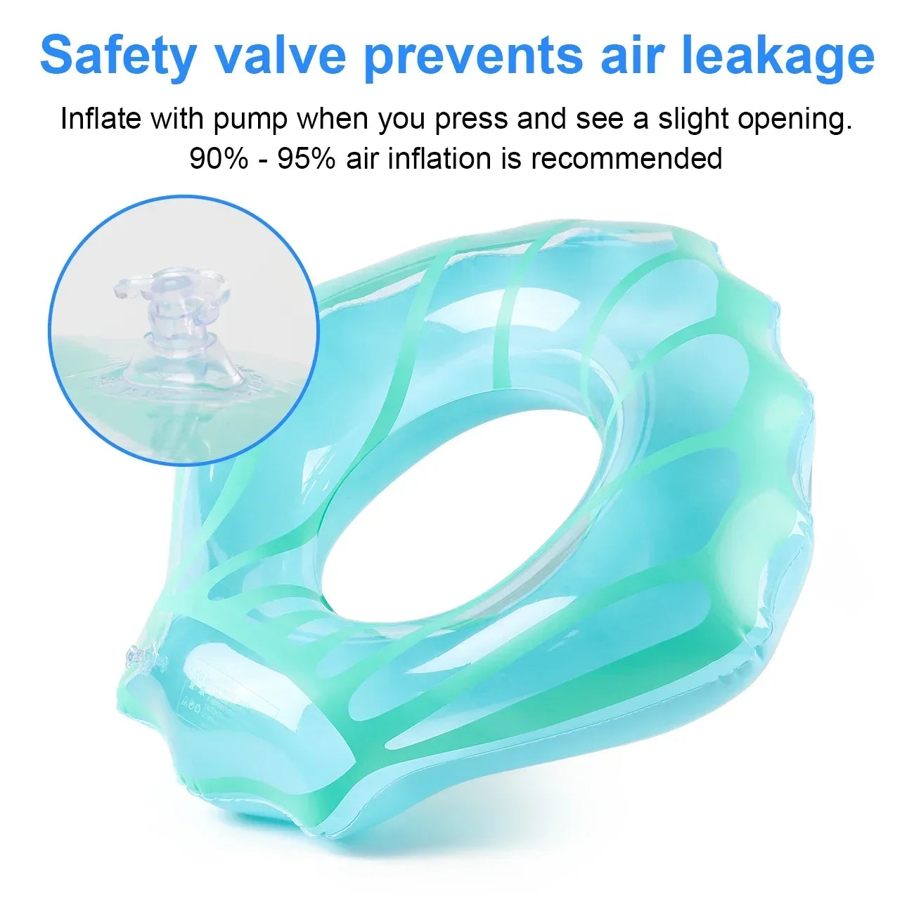1PC Piece Of Shell Shaped Thickened Pool Float, Simple Floating Ring For Adults In Summer, Suitable For Beach Parties