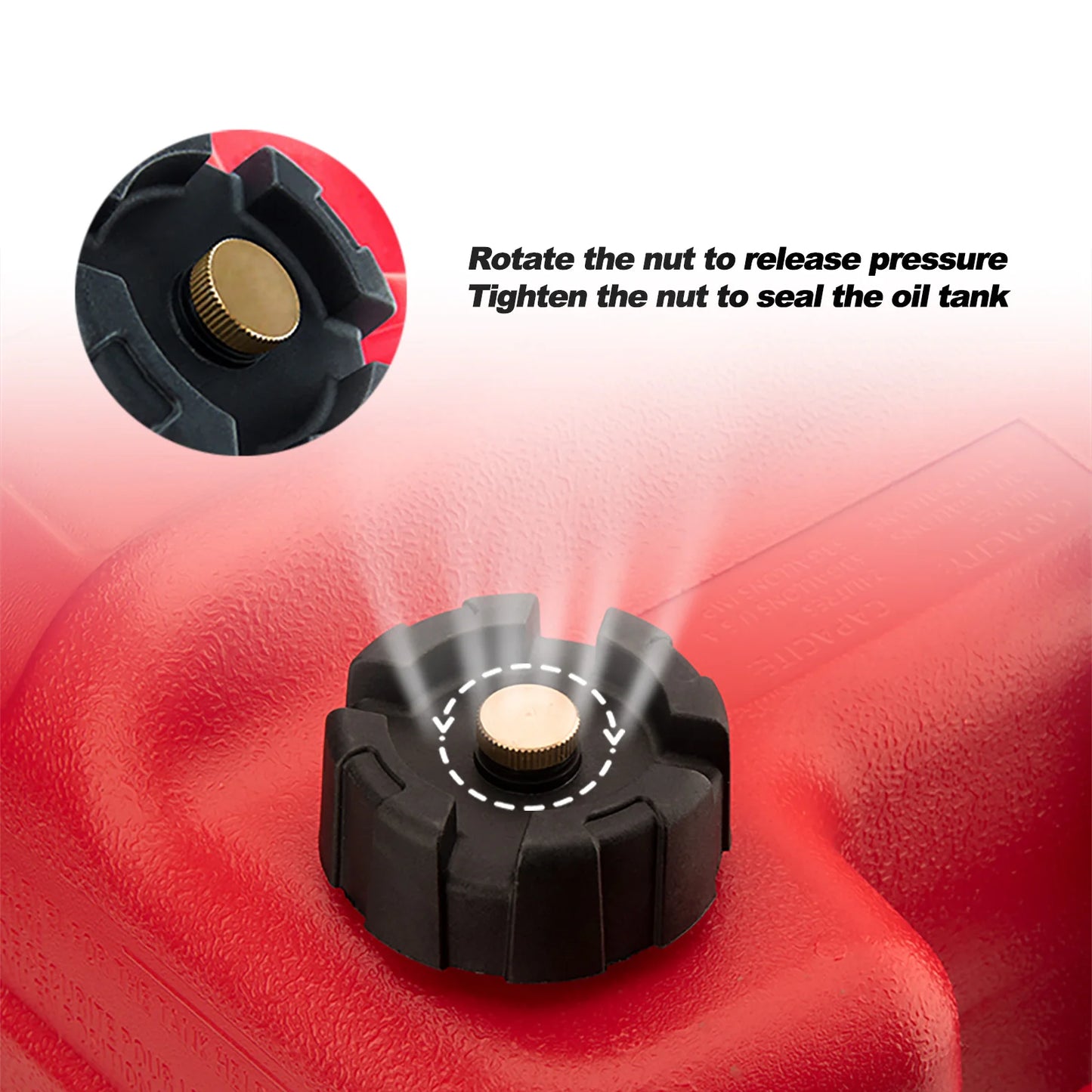 Portable 12L / 3.2 Gallon Marine Outboard Fuel Tank – Durable Boat Gas Tank with Fuel Line Connector