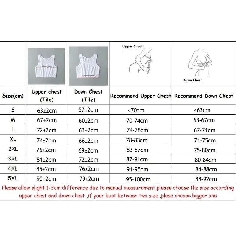 Women Breast Binder Transboy Lesbian Corset Trans Vest Summer Side Buckle Short Tank Top Underwear Shaper Bustier Chest Binder