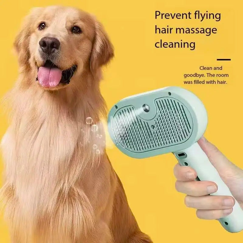 Pet spray comb needle comb cat spray comb floating hair brush massage and cleaning