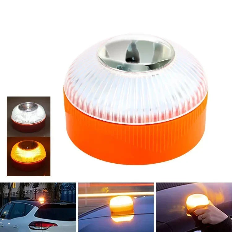 V-16 Emergency Beacons Led Car Light Warning Lamp Magnetic Induction Road Accident Light Portable Strobe Accessories Amagi