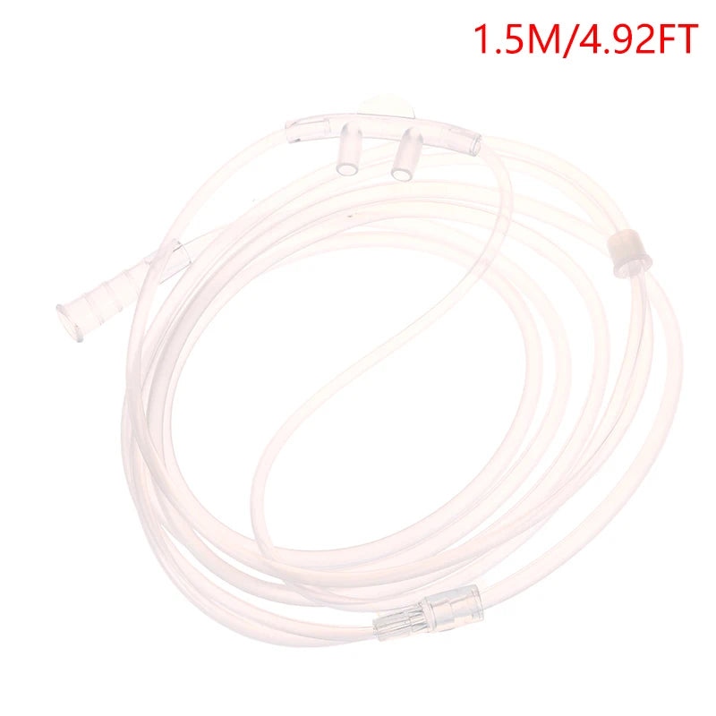 1.5/1.8/3/4/5M 1PCS Disposable Oxygen Tube Double Nasal Oxygen Tube Independent Packing Medical Care Machine Breathing Cannula
