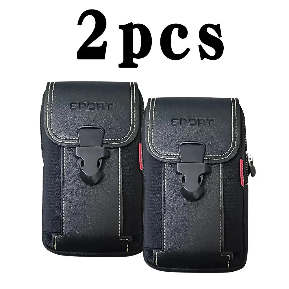 Man Belt Pouch Mobile Phone Bag for Men Phone Holster Bag Molle Waist Bag Pack Small Tactical Duty Belt Backpack Card Holder