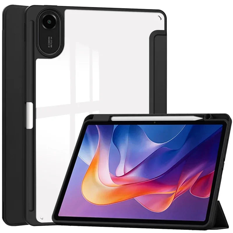 For Redmi Pad 2 Case with Pencil Holder Folding Stand Back Tablet For Coque Xiaomi Redmi Pad 2 2025 Case Cover 11 inch