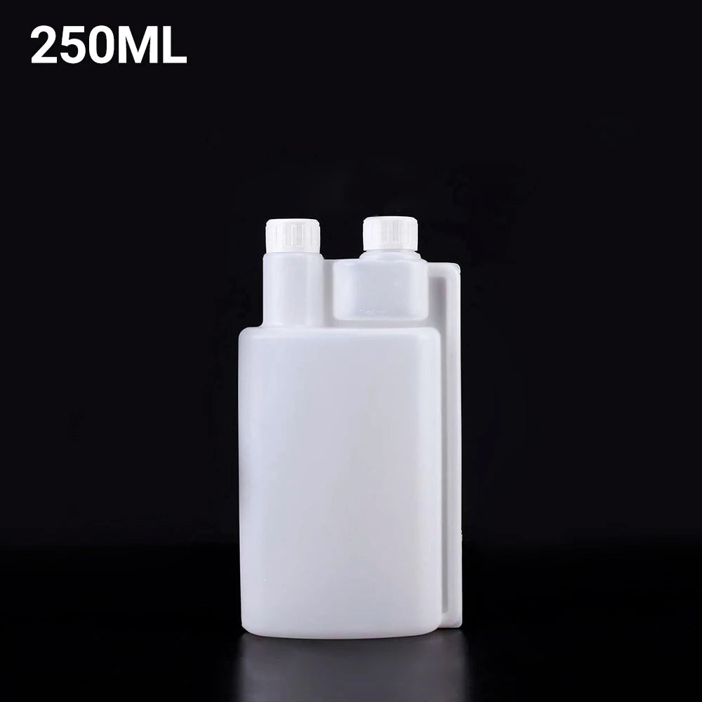 10 PCS Plastic Twin Chamber Bottle &Tamper Evident Cap Chemical Liquid Bottle 250ml