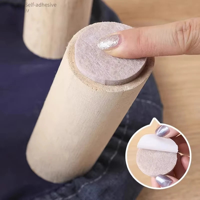 16 Styles Thicken Self Adhesive Felt Chair Leg Pads Floor Protectors Furniture Legs Table Leg Covers Round Bottom Anti-Slip Pads