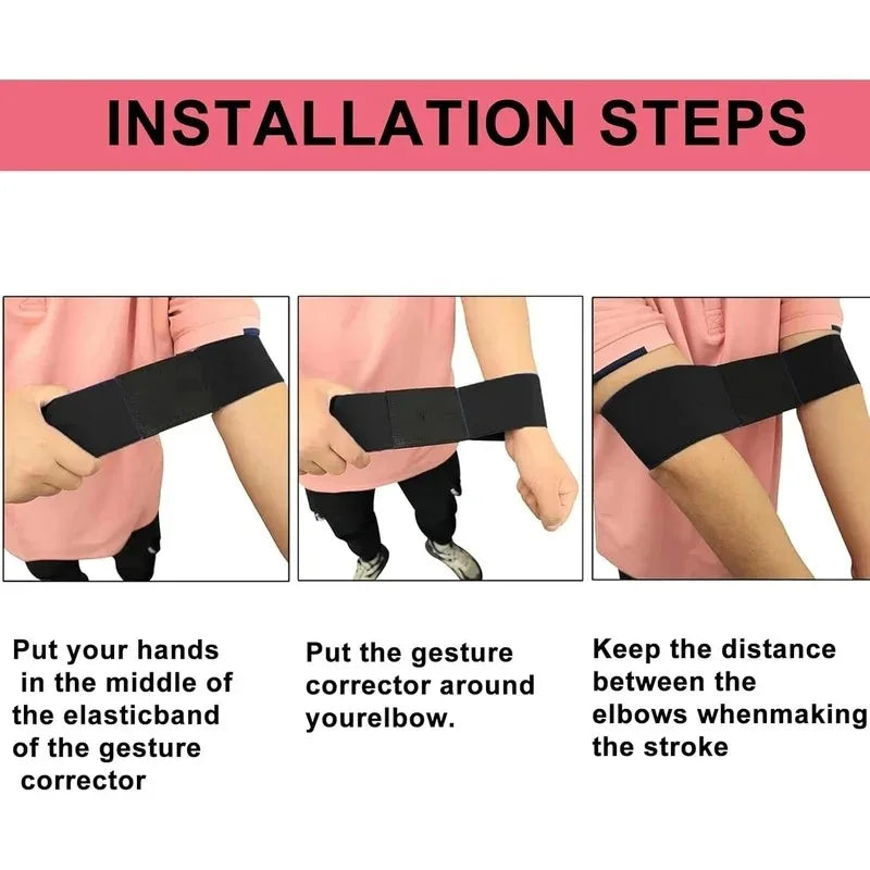 Golf Swing Trainer Posture Corrector Band for Beginners Arm Hand Motion Exercise Tension Elastic Fitness Equipmen