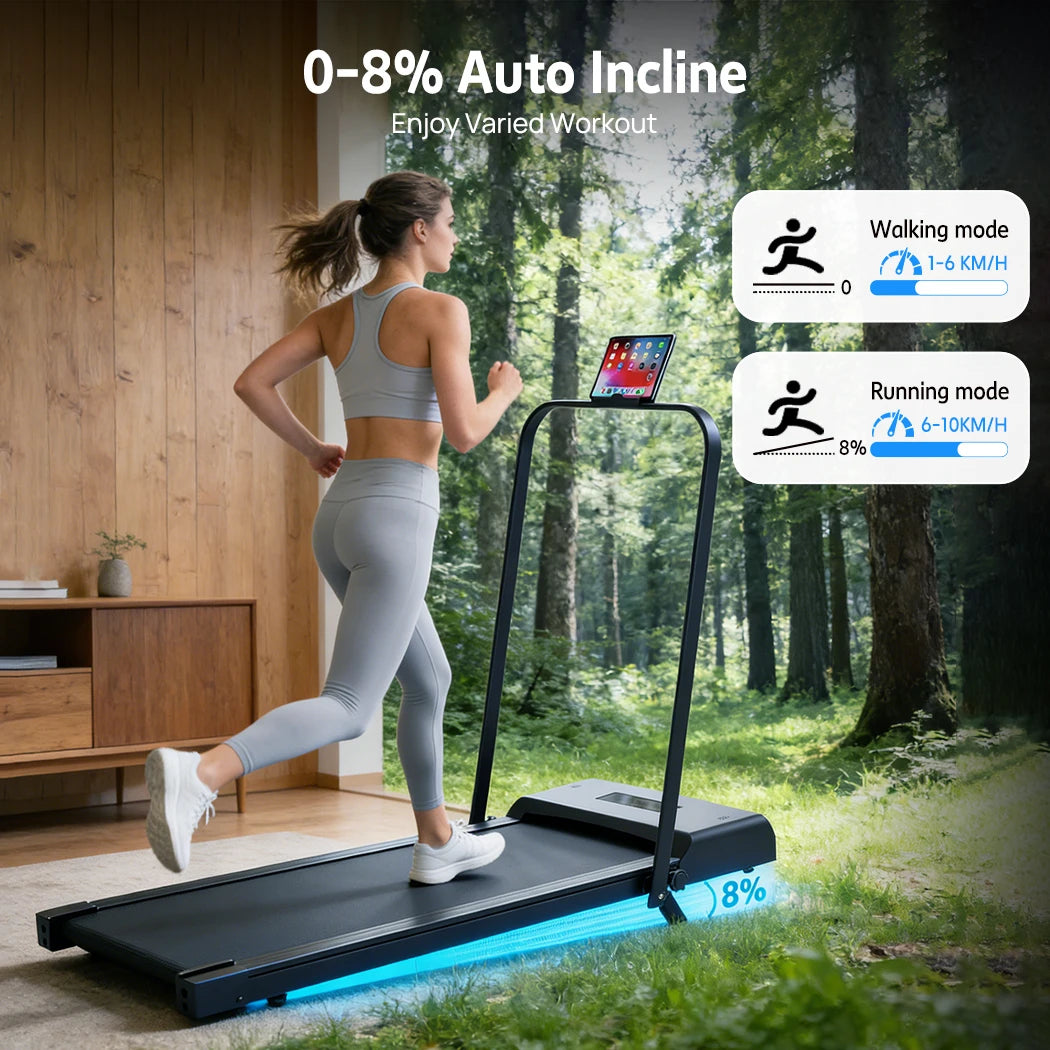 Electric Quiet Under Desk Treadmill for Home Gym Fitness Remote Control