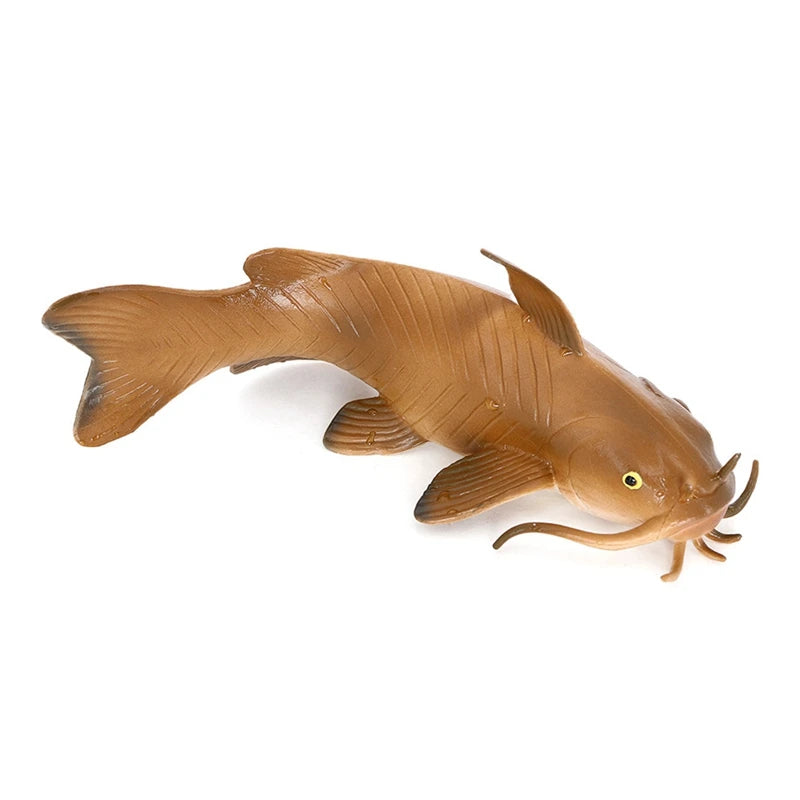 Children's Simulation Aquatic Animal Catfish Model  Solid Static Ornaments Action Figure Model  Kid Gifts