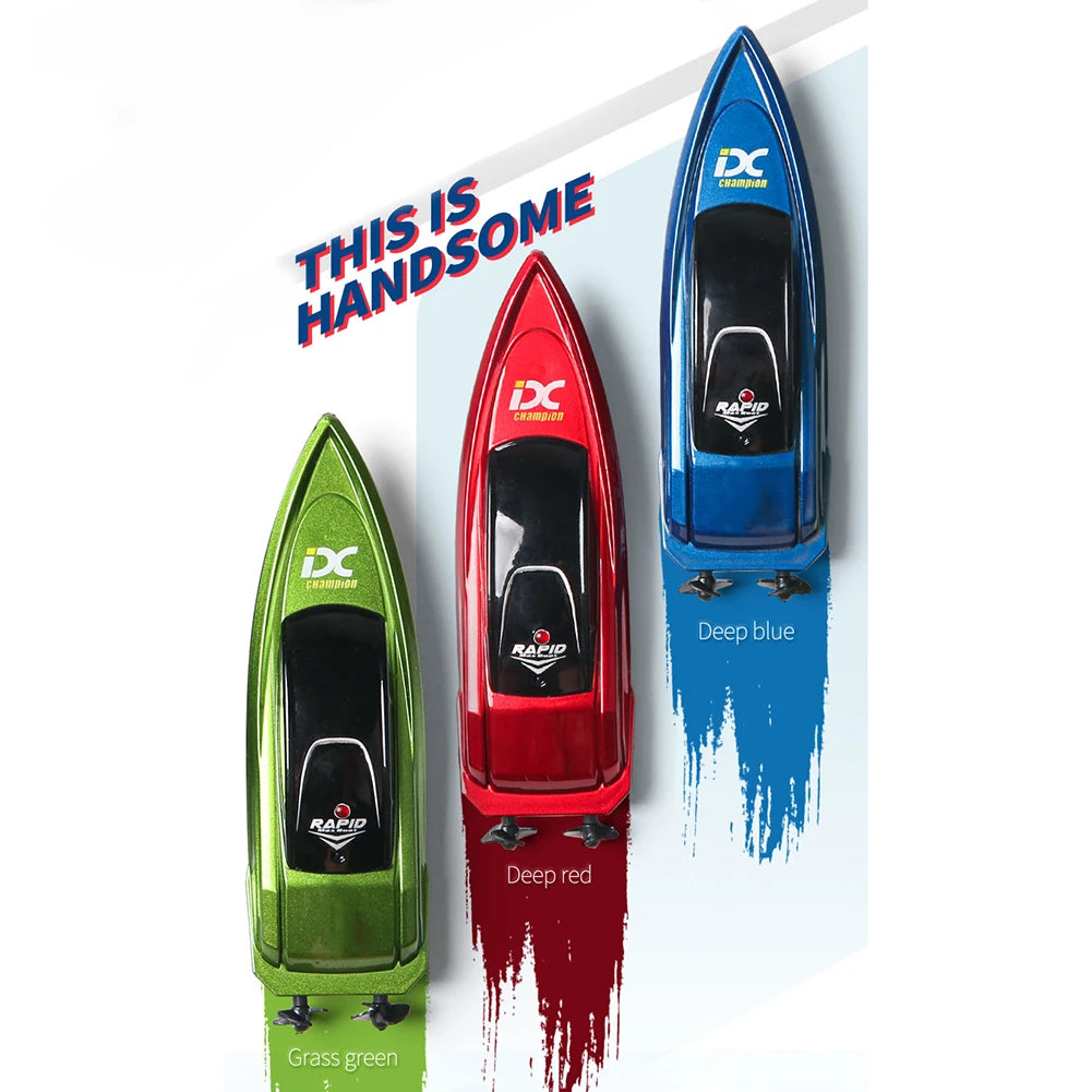 RC Boat Waterproof 2.4GHz Electric RC Speed Boat Remote Control Watercraft Ship Racing Model Toys for Children