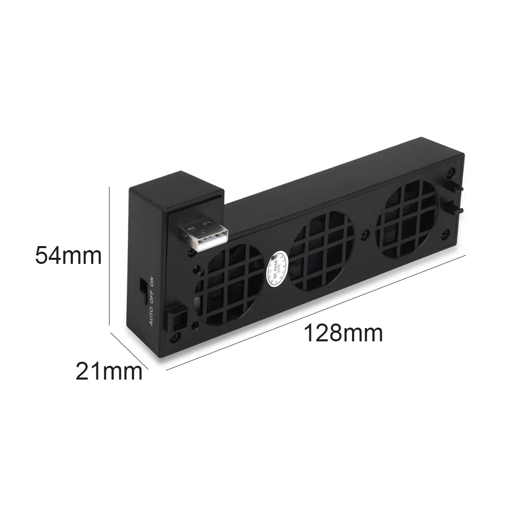 ABS USB Cooling Fan for Xbox One X Console Cooling System Temperature Control Suitable for Xbox One X Series Host