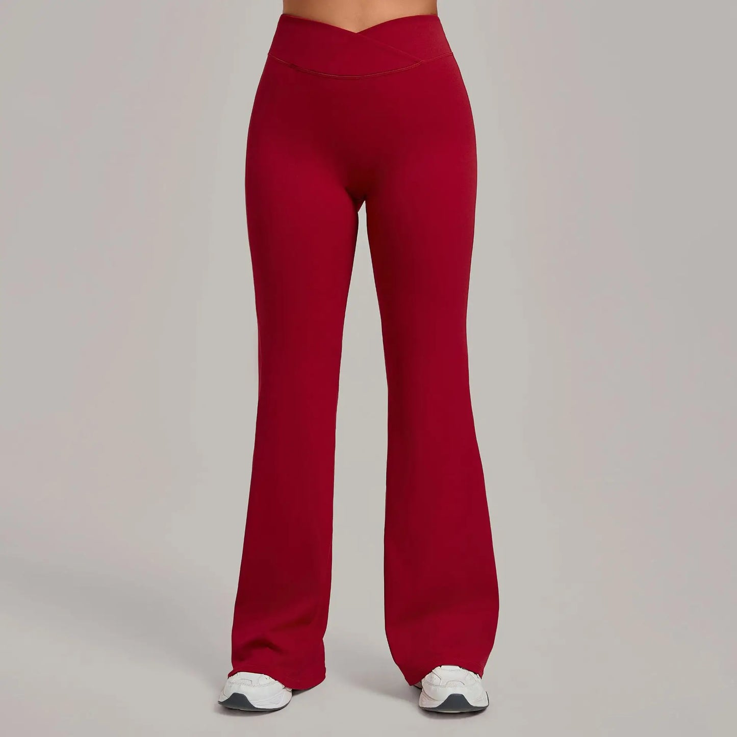 Women's Pilates Yoga Pants Sports Fitness Flared Peach Hip-lifting Leggings Outdoor Workout Training Running Casual Trousers