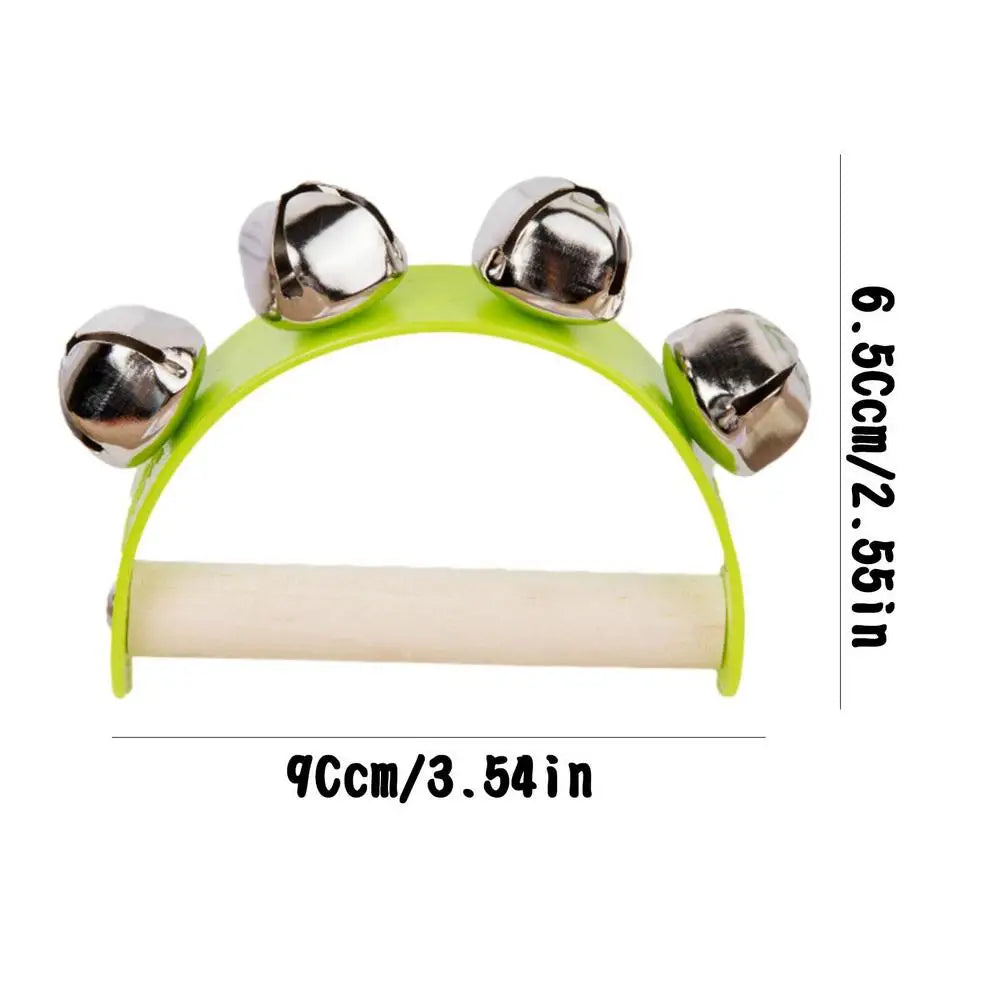 Baby Hand Jingle Bells Hand Sleigh Bells Handheld Musical Instrument Bell Toys Gifts For School Home Daycare Centre