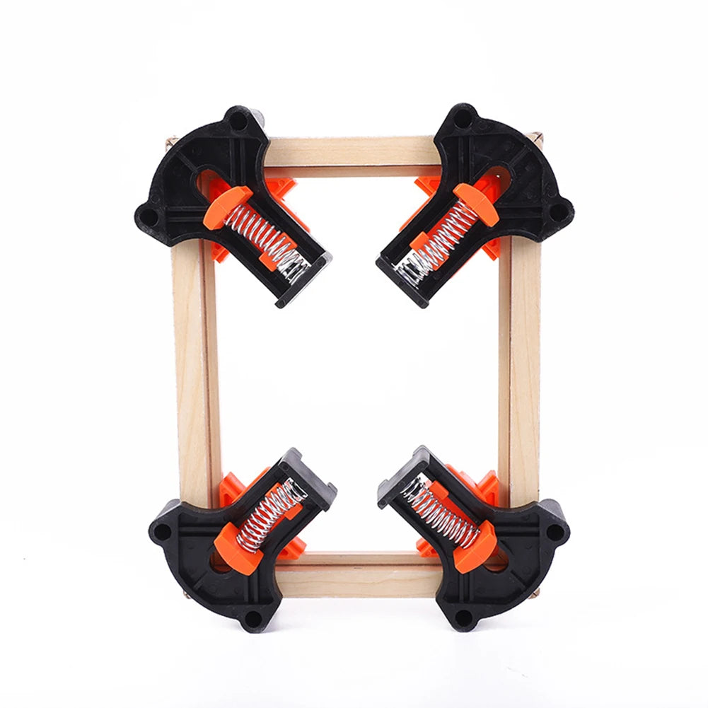 1pc 90 Degree Right Angle Clamp Fixing Clips Corner Woodworking Positioning Tool