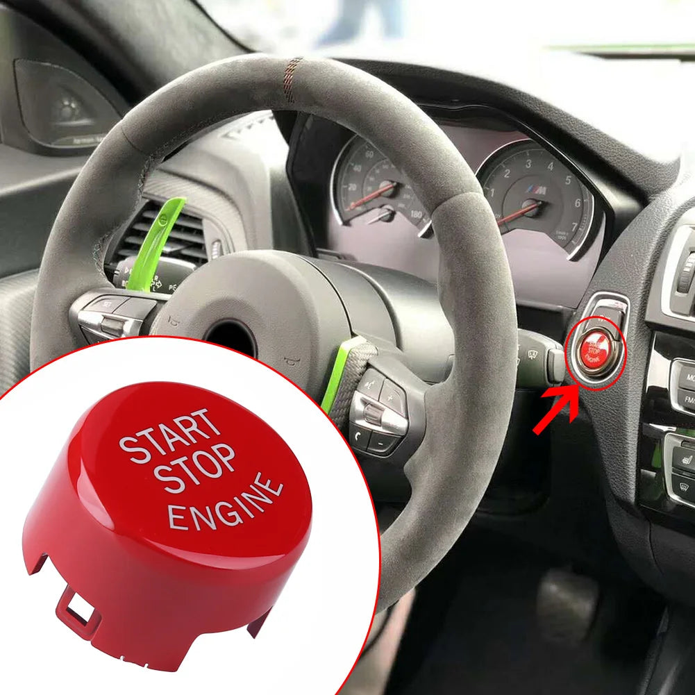2/1pcs Car Engine STOP Button Replace Cover START Switch Replacement Accessories for BMW F20 F21 F22 F23 F30 F31 F32 F33 F10 F11