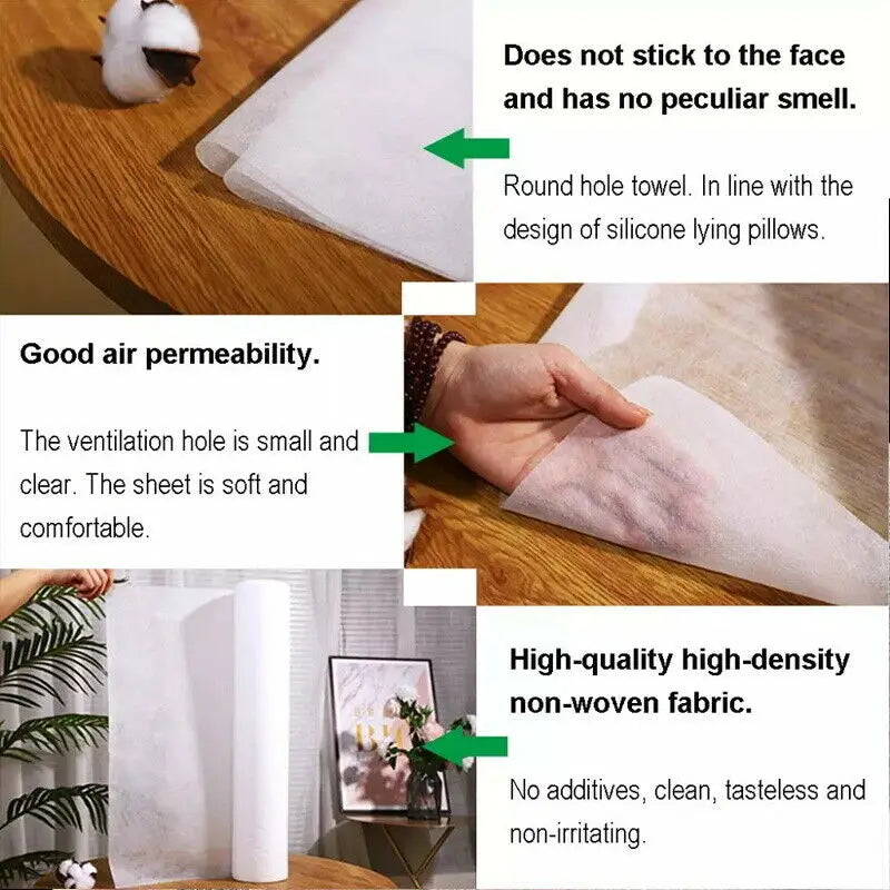 50/100/200 sheets Disposable Beauty Bed Sheet Non-woven Massage SPA Salon Table Cover 80x200cm
