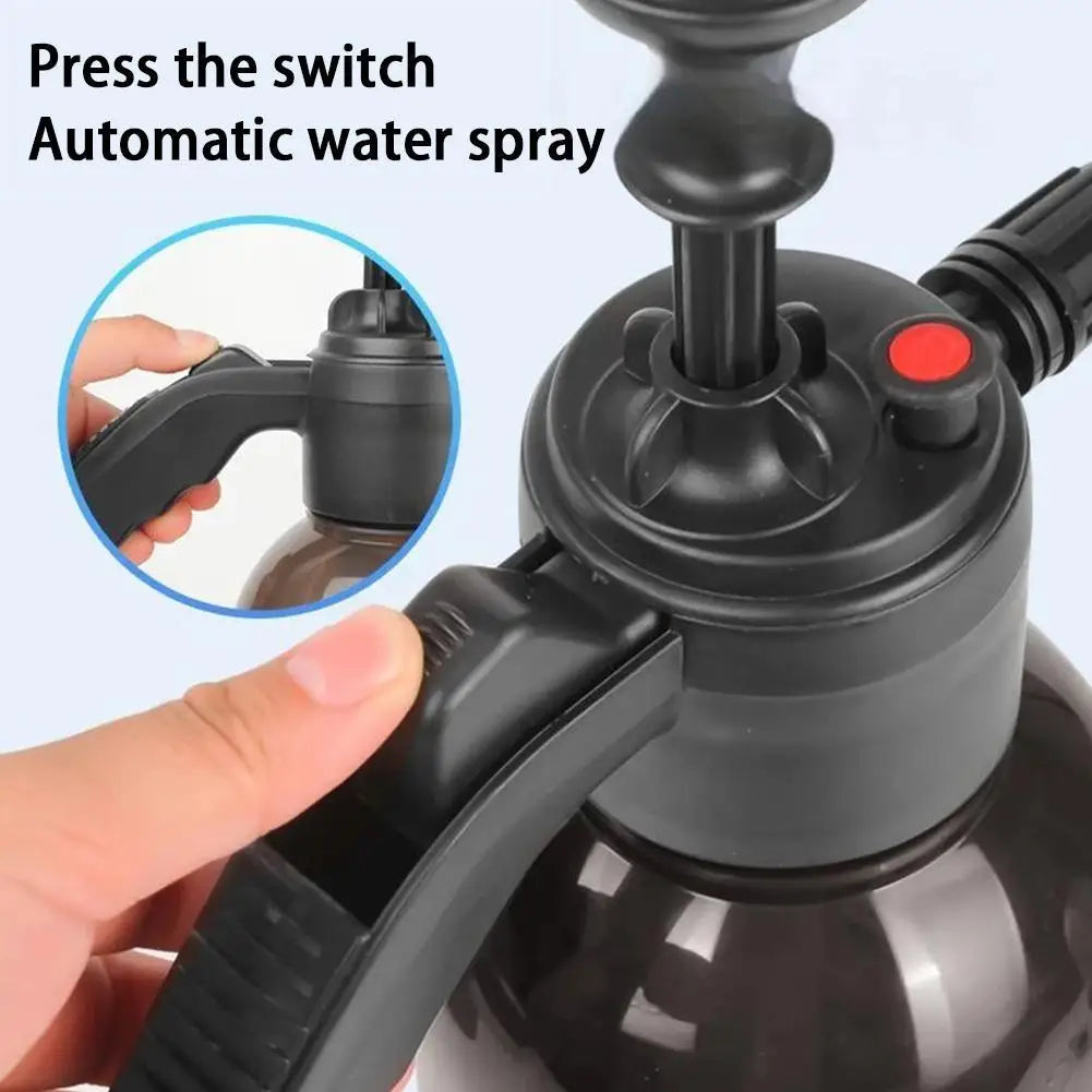 2L Handheld Foam Sprayer for Car High Pressure Hand Pump  With Pressure Relief Valve Car Wash Spray Bottle Window Cleaning Tools
