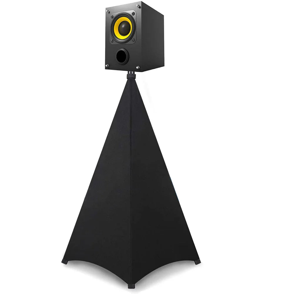 Speaker Stand Cover Universal Height Flexible Stretchable Dj Light Speaker Stand Cover Floor Equipment Tool Blind Accessories