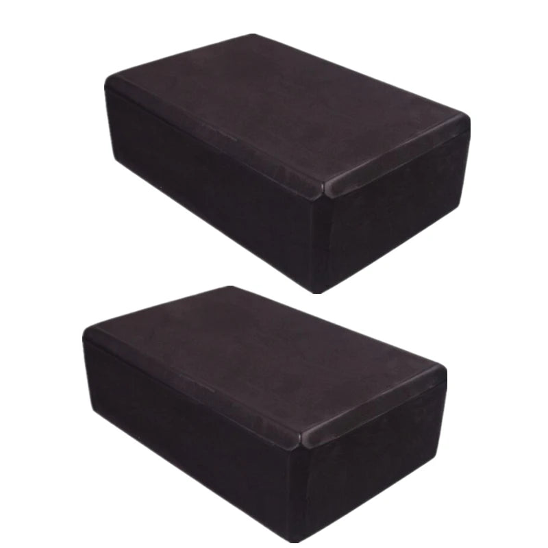 Set of 2 Yoga Blocks - Made from High-Density Foam, Lightweight, Supportive, And Odor-Free - Essential Yoga Gear for Women, Gym