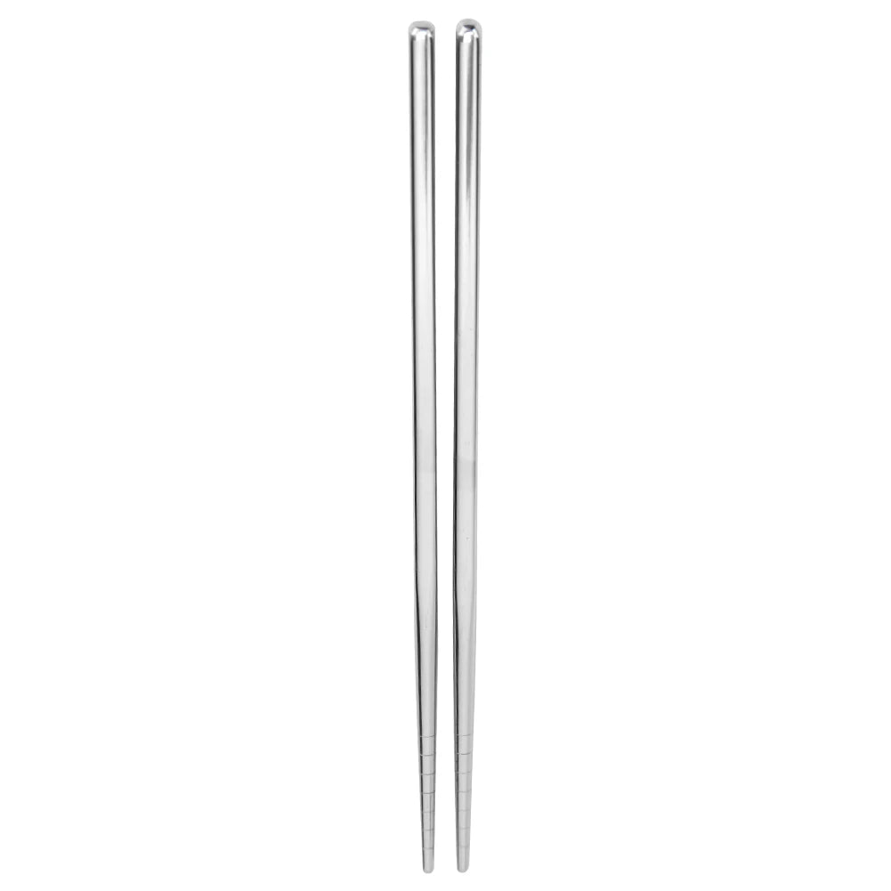 Stainless Steel Chopsticks Portable Non-slip Food Sticks Tableware Chinese Gifts