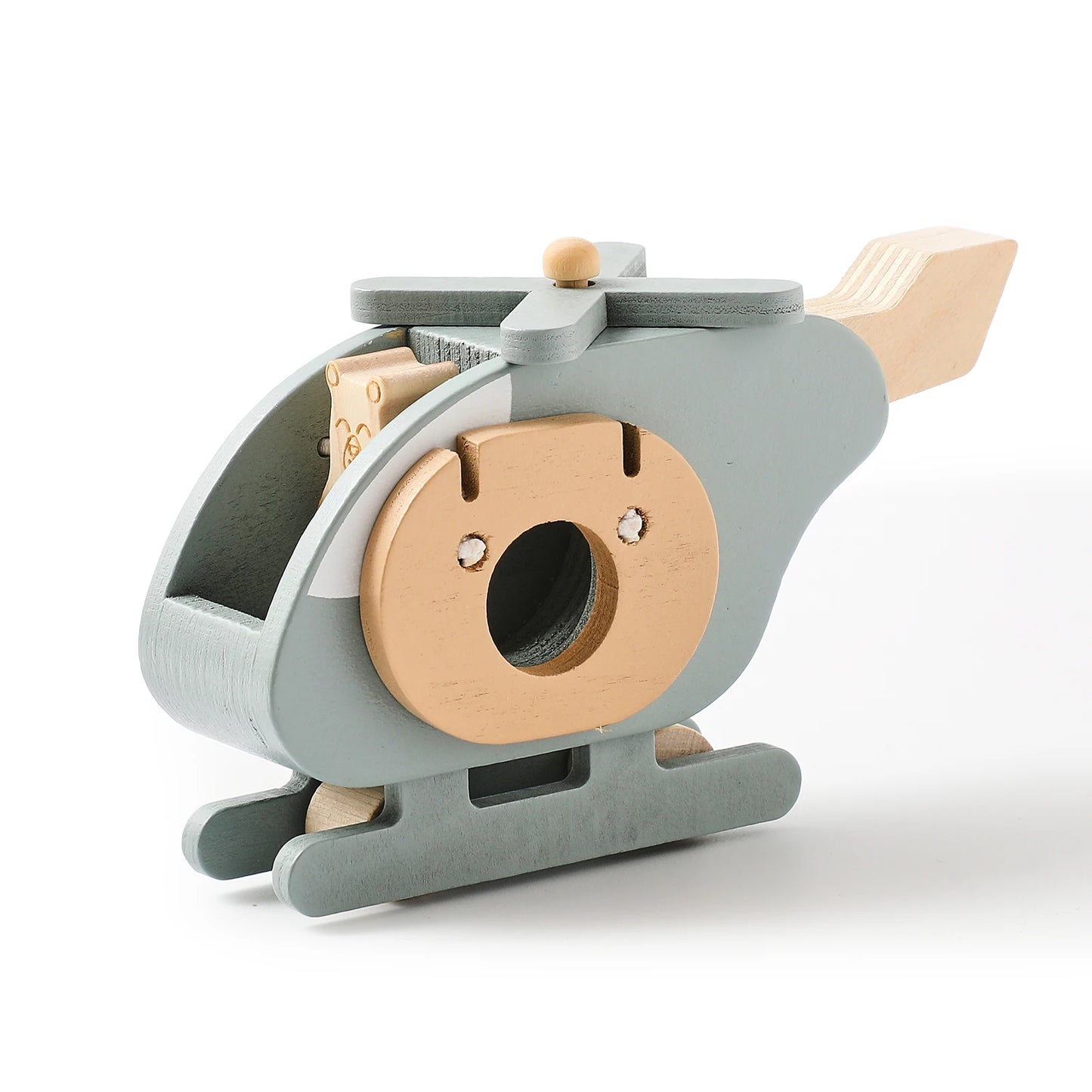 Wooden Toys Plane Helicopter Bus Boat Montessori Education Toys for 1 Year Old Wooden Transportation Blocks Cartoon Cat Toys