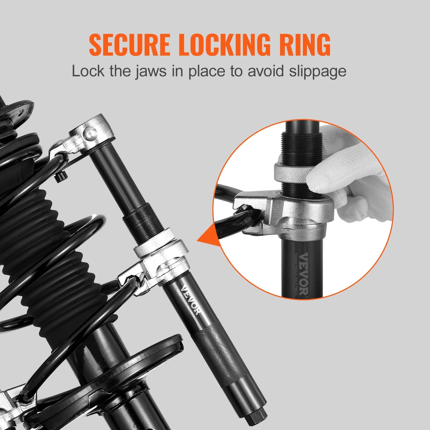 SucceBuy Coil Spring Compressor Tool 2 PCS Heavy Duty Strut Spring Compressor Set 2646 lbs Strut Spring Compressor for Truck ATV