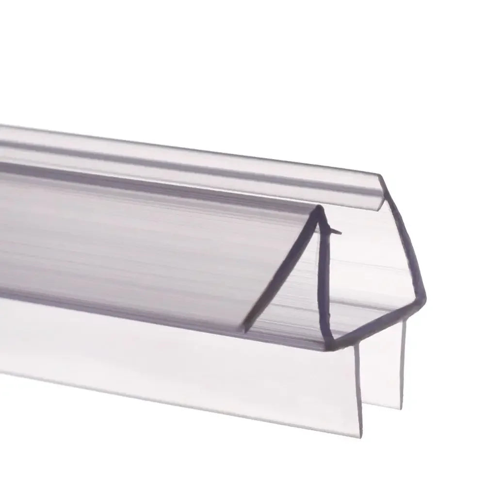 Bath Shower Screen Door Seal Strip Water Baffle 4 to 12mm Seal Gap Window Door Weatherstrip Glass Door Weatherstrip Hardware