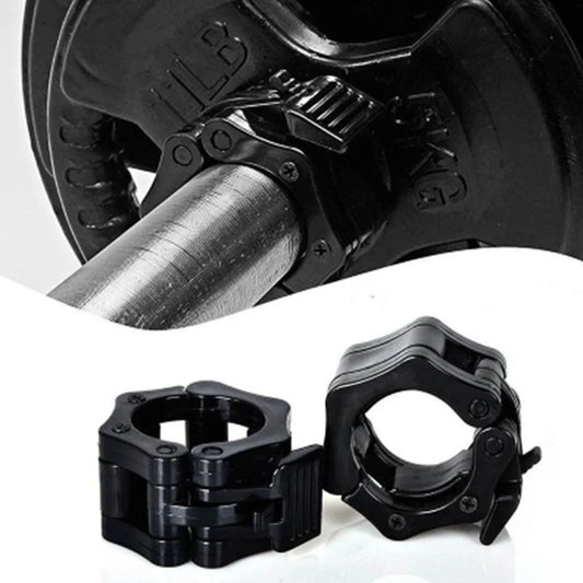 2PCS 50mm Barbell Bar Clamp Spring Collar Clips Gym Weight Dumbbell Lock Lift