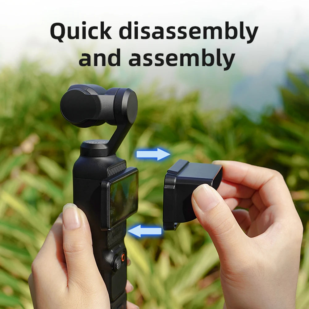 Sun Shade Quickly Release Sunshade Hood Light Shielding Sun Shade Cover Camera Accessories Screen Sunhood for DJI Osmo Pocket 3