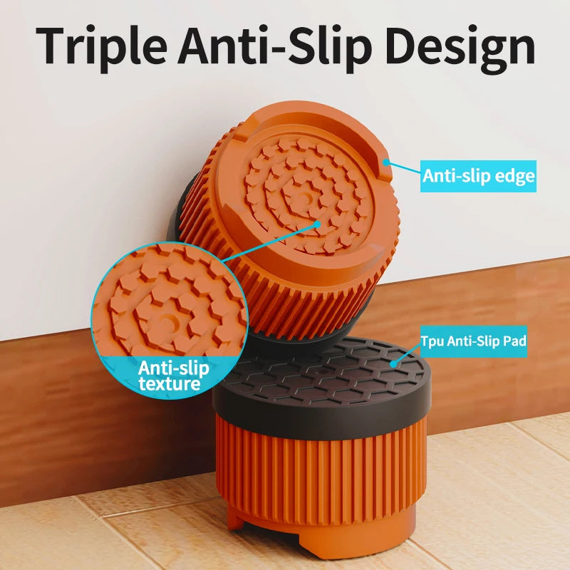 Multi-Purpose Round Furniture Risers | Non-Slip, Quiet & Moisture-Proof Height Extenders for Beds, Sofas, Tables