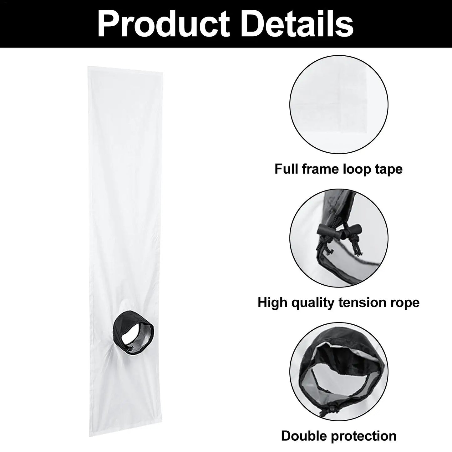 1pc Universal Waterproof Window Seal For Portable Air Conditioner Tilting Sloping Windows Adjustable Air Conditioner Accessories