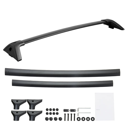 SucceBuy Roof Rack Cross Bars Compatible with Toyota RAV4 2019-2023 160lbs Load Capacity Aluminum Anti-Rust Crossbars with Locks
