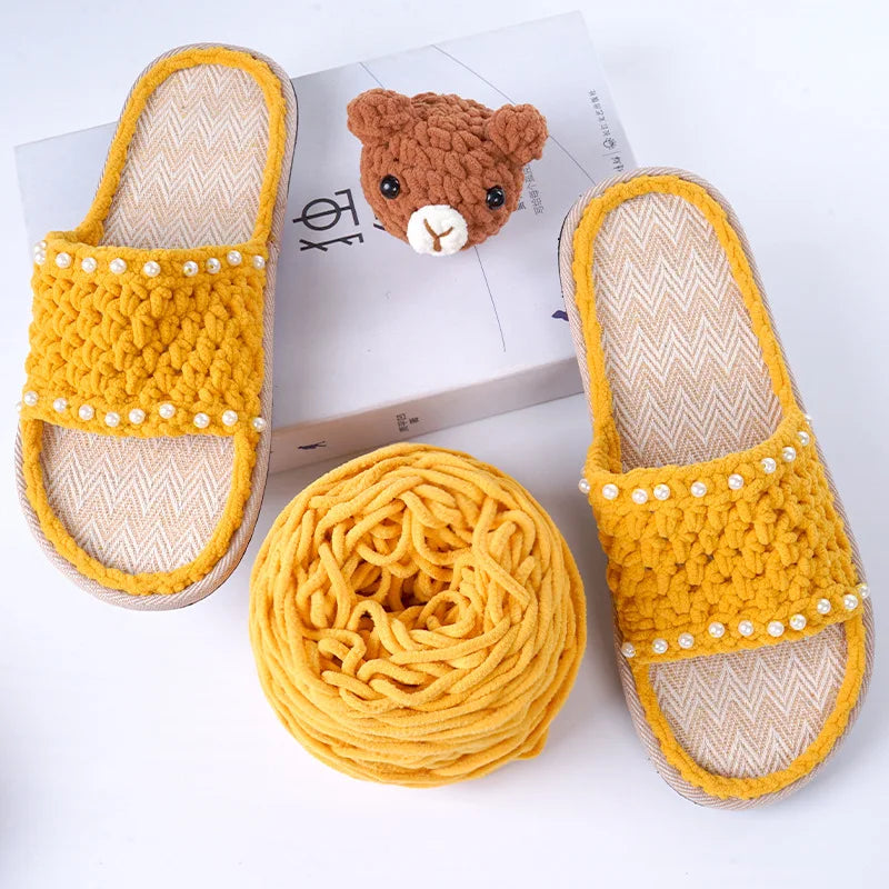 1Pc 50g Thin Velvet yarn for Crocheting Chenille yarn hand knitting Crochet amigrumi slipper line knit sweater blanket thread