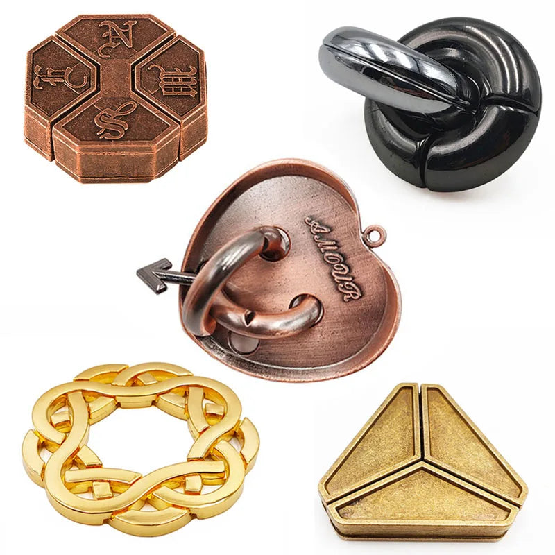 Metal Puzzle Toys for Children Adults Rompecabezas Metalico 3D Iq Brain Teaser Casse Tete Juguetes Y Aficiones Toys for Children