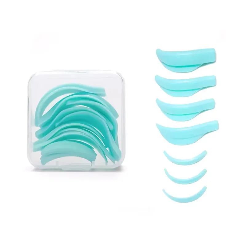 Wholesale  7Pairs Silicone Eyelashes Perming Curler Reusable Lash Lift Shield Pads Eyelash Lifting Tools Eyelash Perming Pads