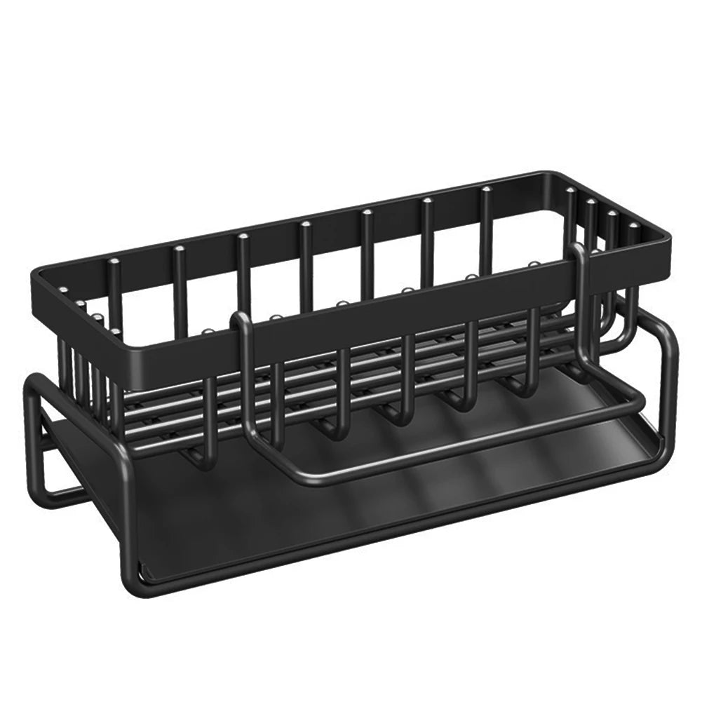 Multifunctional Sink Drying Rack Space Saver Rustproof Sponge Holder Kitchen Sink Organizer Sink Storage Countertop Organization